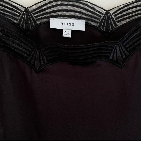 Reiss Women's Black Top, US 2 - Picture 4 of 6